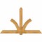 Ekena Millwork Redmond Rough Sawn Timber Gable Bracket, Western Red Cedar, 84"W x 53"H x 6"D x 6"F, 15/12 Pitch GBW084X53X0606RED00RWR - alternate 1